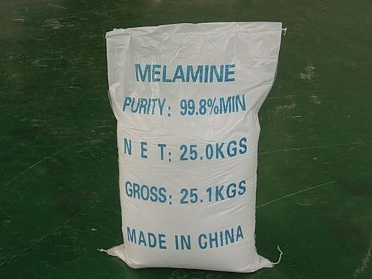 Polvo de la melamina de la esencia 3.1g/L 99,5% de la proteína, resina de melamina de PH7.8 C3H6N6