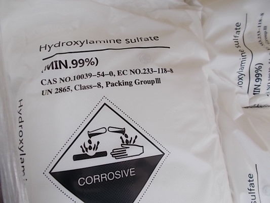 Pulverice el sulfato de la hidroxilamina, intermedio químico de ISO9001 CAS 10039-54-0