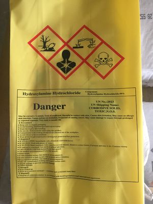 buen precio Clorhidrato descolorido químico de la hidroxilamina de las materias primas del 99% en línea